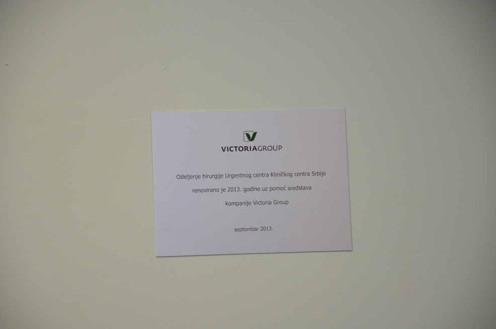 Otvorene nove operacione sale Kliničkog centra Srbije u okviru donacije VICTORIA GROUP