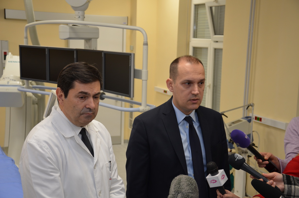 Nova angio-sala Urgentnog centra od velikog značaja za lečenje pacijenata akutnog miokarda srca u KCS