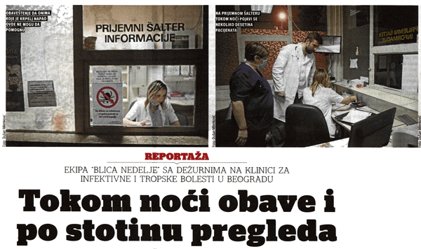 Tokom noći obave i po stotinu pregleda